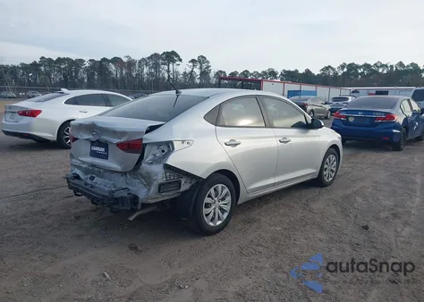 2022 Hyundai Accent Se из США, поврежденный, VIN 3KPC24A6XNE185206